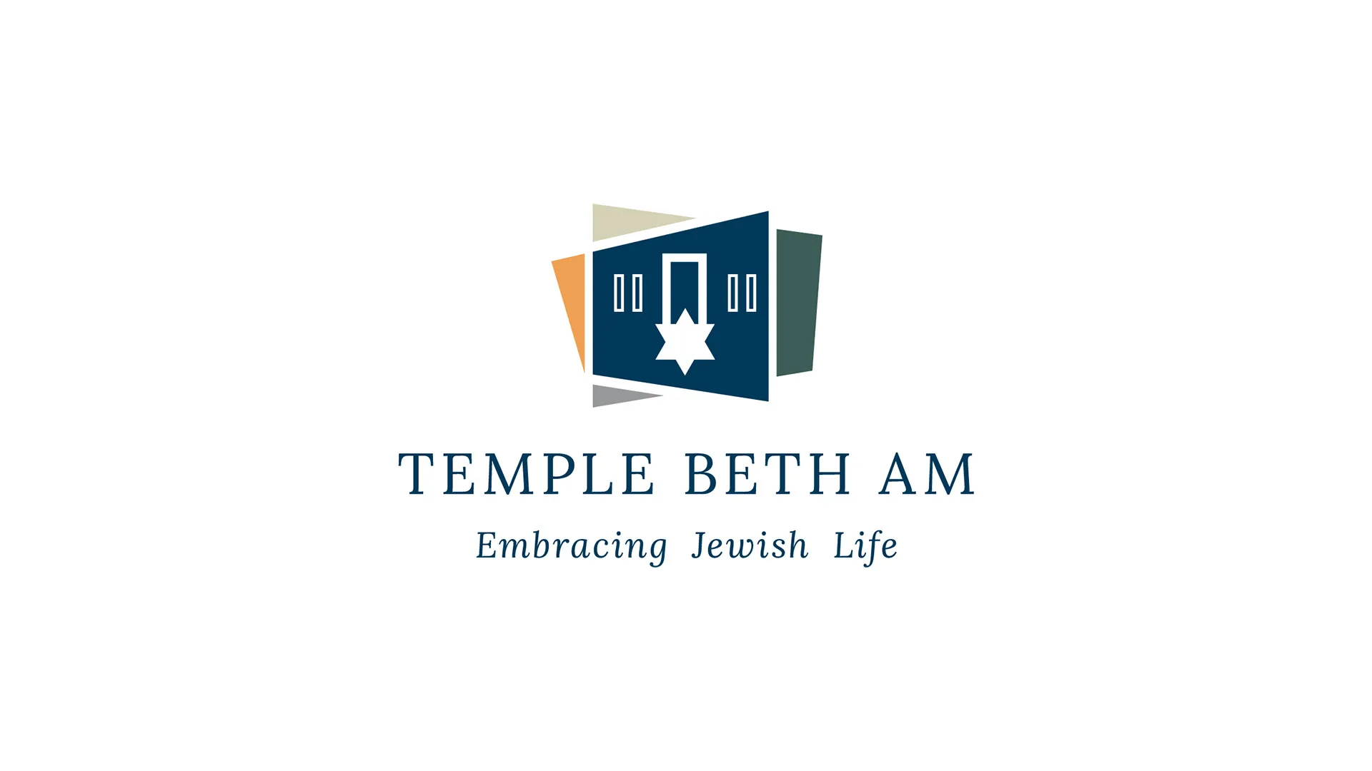 Temple Beth Am Generic White Banner