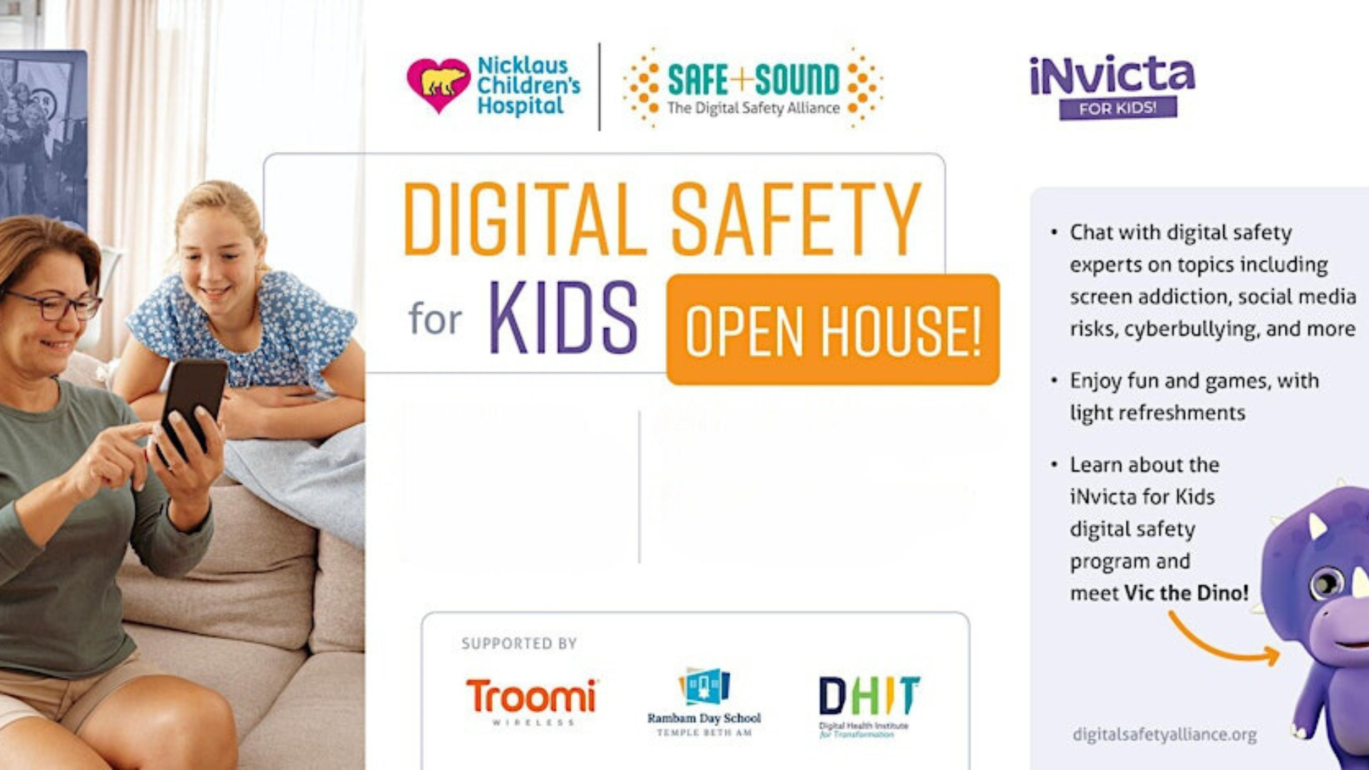 Digital Safety Event for Kids Web Banner