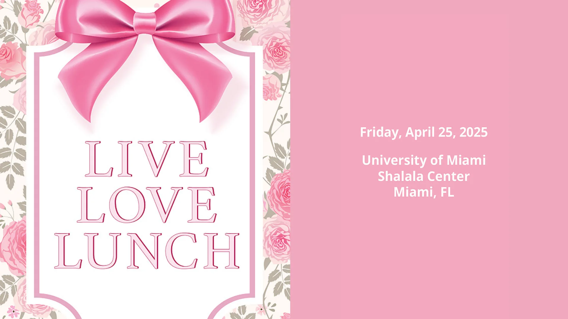 LIVE, LOVE, LUNCH WEB BANNER